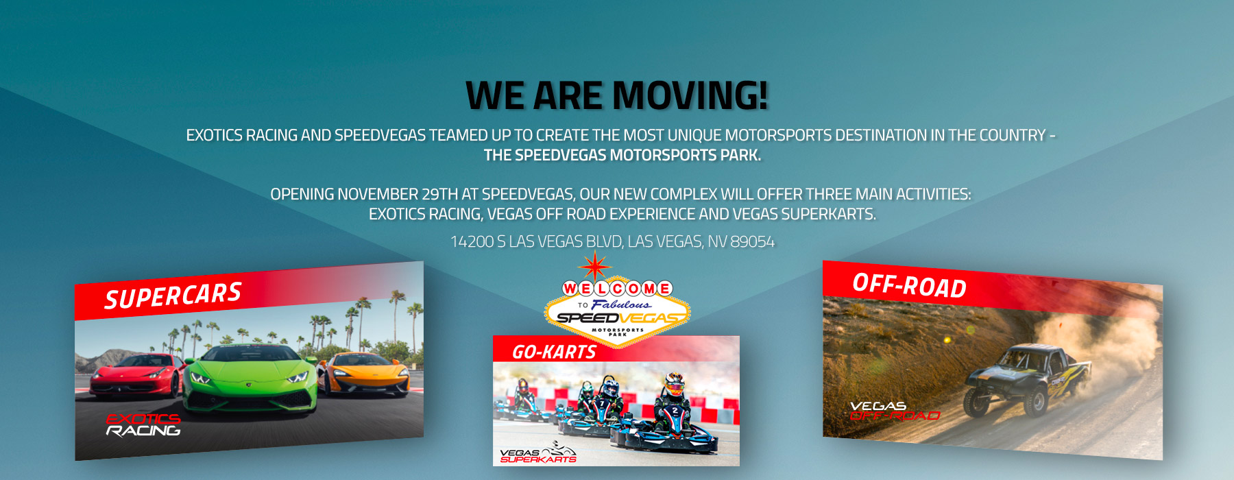 Merge Exotics Racing and Speed Vegas